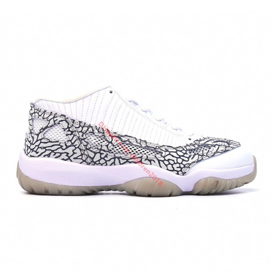 Top Qualitys 11 Low IE Scarpe da basket uomo Donna Scarpe da ginnastica Classic 11s Black Cement Bred Referee Cobalt Space Jam Outdoor Sneakers Taglia 40-46