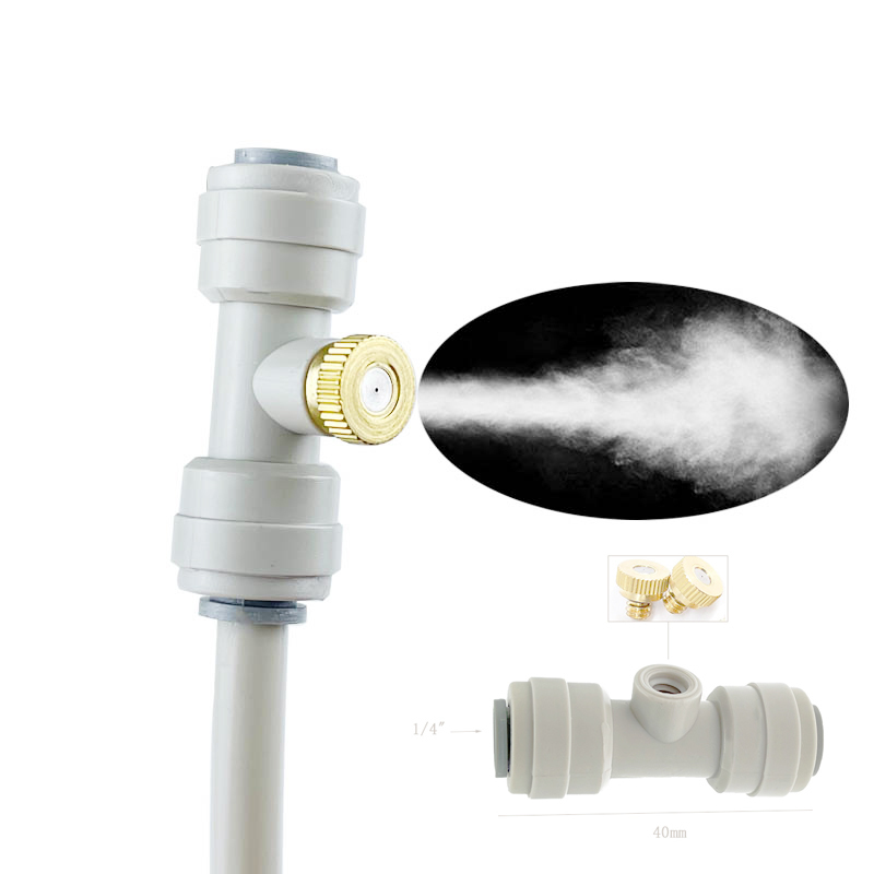 Apparecchiature l'irrigazione Nebulizzazione del patio Sistema di nebulizzazione dell'acqua di raffreddamento serra Fiori da giardino Pianta Irrigazione Irrigazione Nebulizzatore Sprinkler 220902