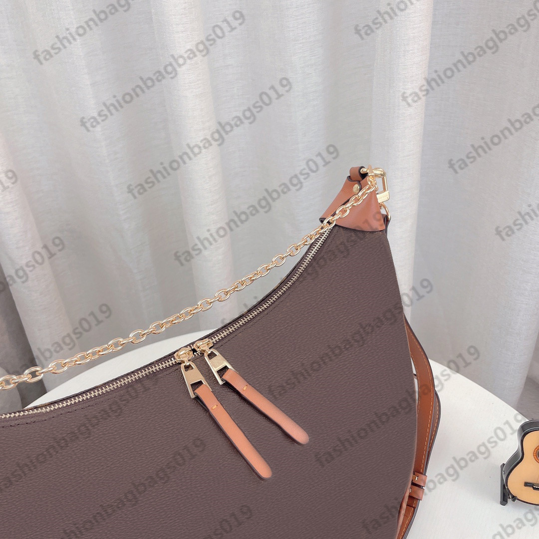 Роскошная петля Полунежна Гм мм мешки с винтажными панелью парели женские монограммы цепные сумочки плечо крестообразное горох кошелек M46311