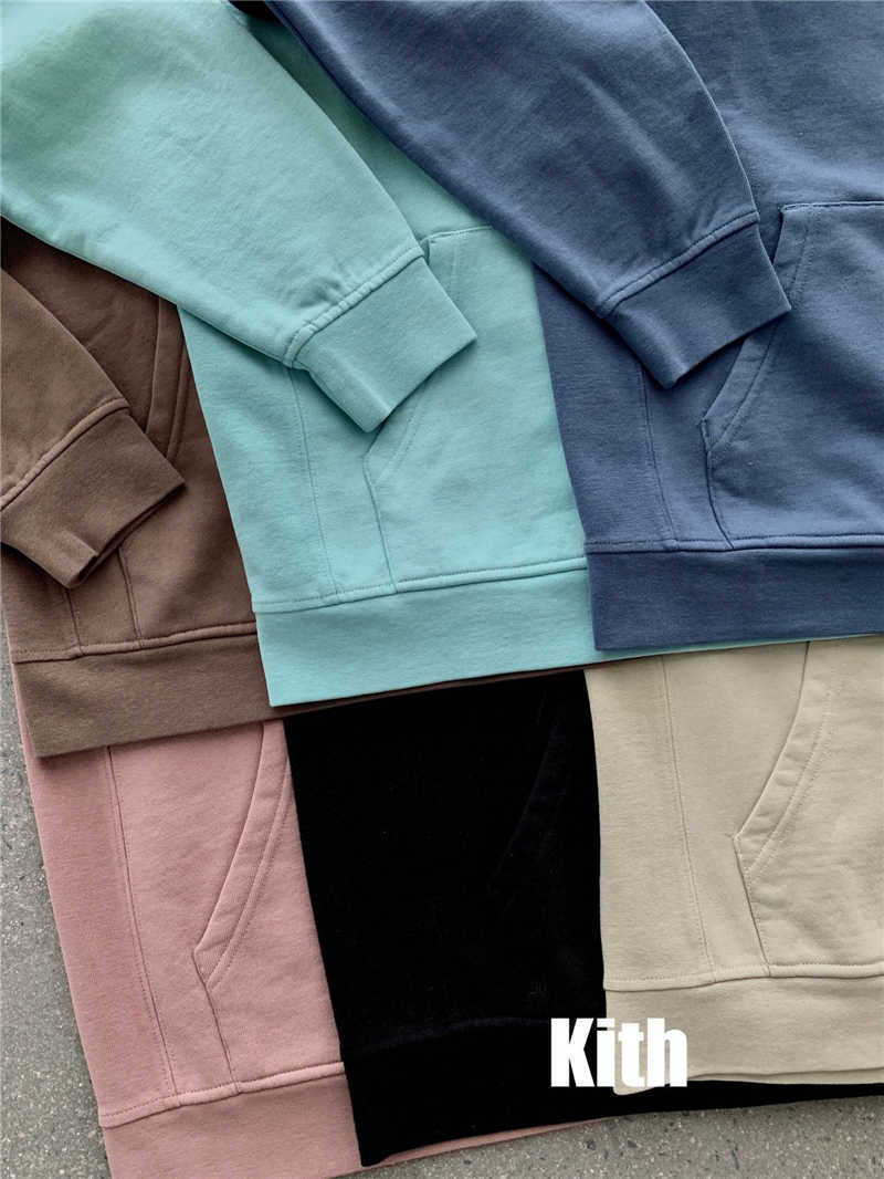 Hoodie المطرزة Kith Men Box مربع عالي الجودة سترات الأزياء الأزياء