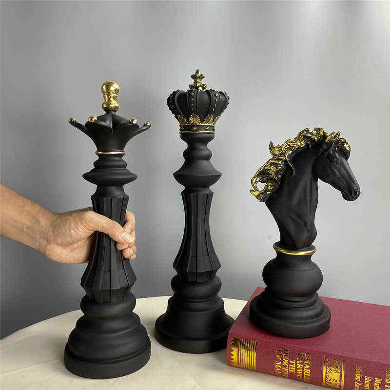 Obiekty dekoracyjne figurki Vilead szachy figurki do wnętrz