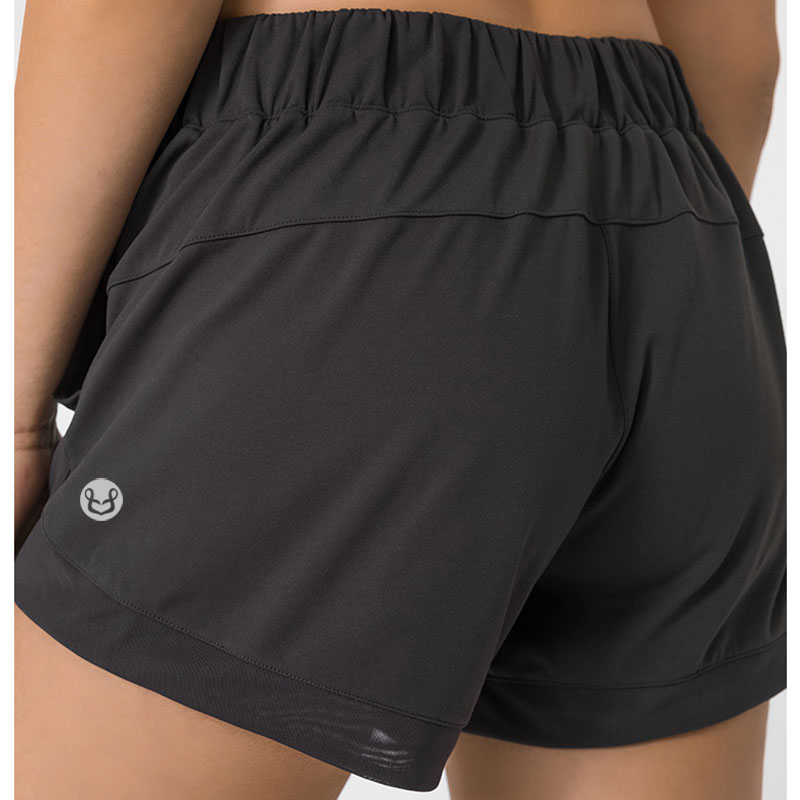 Pantaloncini abiti da yoga casual da donna pantaloncini da yoga sportivi da donna tinta unita possono essere indossati al di fuori dell'allenamento fitness pantaloni traspiranti ad asciugatura rapida VELAFEEL