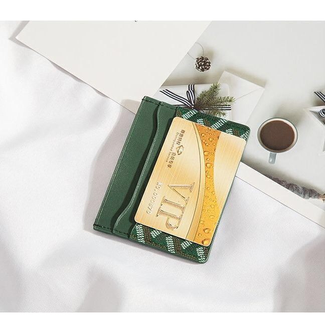 패션 카드 소지자 6 카드 슬롯 여성 남성 지갑 상자 디자이너 지갑 더블 사이드 신용 카드 동전 미니 지갑 2 샤프 12 색 P50117