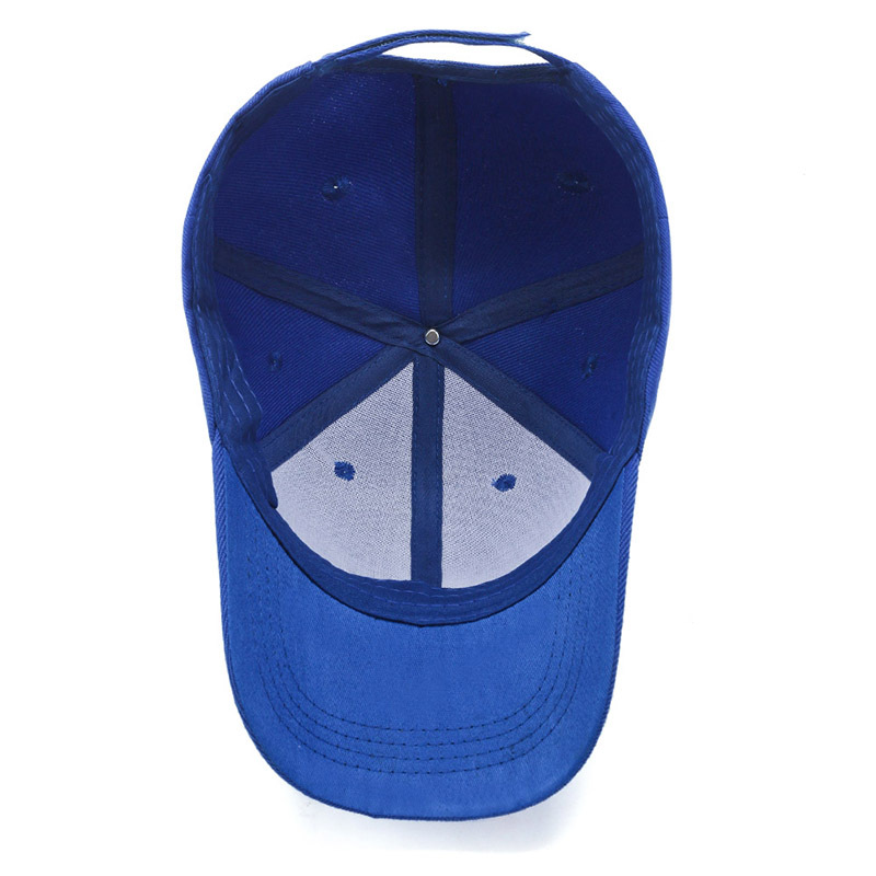 Casquette de baseball réglable en gros Unisexe Casquette Casquette Panneau personnalisé Panneau Plain Plain avec logo de broderie personnalisé