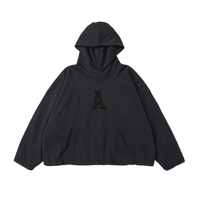 22FW Europe Paris USA Dual Layer Oversize Hoodie Collaborate Autumn Winter Skateboard Hoody Streetwear Fly Logo Pullover Hooded Sweatshirt Plus Size