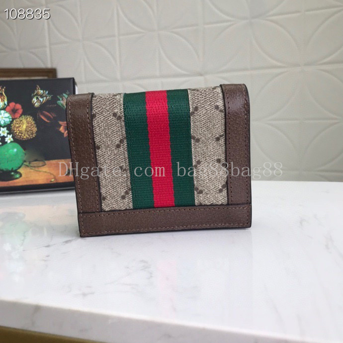 Hoogwaardige mannen en vrouwen Wallets Designer Card Holder Nieuwe Fashion Purse Coin Purce Ghome Clutch Bag 523155260s