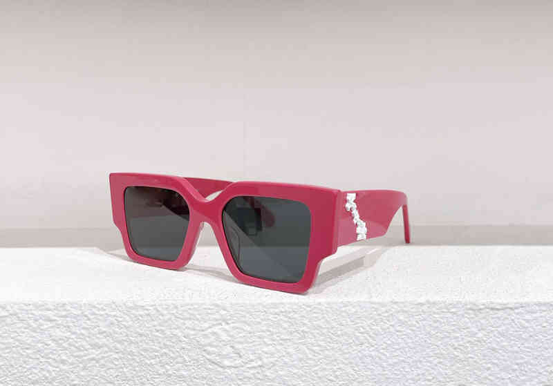 مصمم العلامة التجارية النظارات الشمسية الساخنة الفاخرة للرجال رجال امرأة امرأة سميكة لوحة أزياء ميدان شهود عيان UV400 حماية جانب كبير