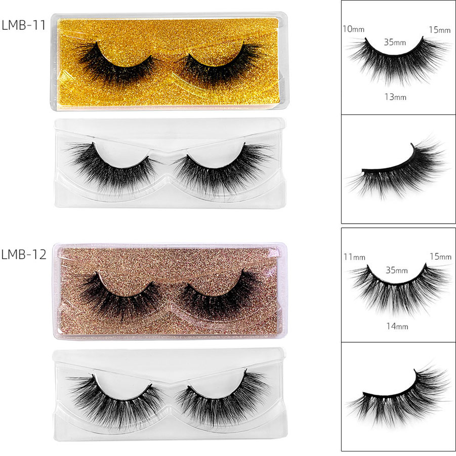 Faux cils épais et bouclés, doux, vifs, entrecroisés, faits à la main, réutilisables, multicouches, 3D, extensions de cils à bande complète, maquillage pour les yeux