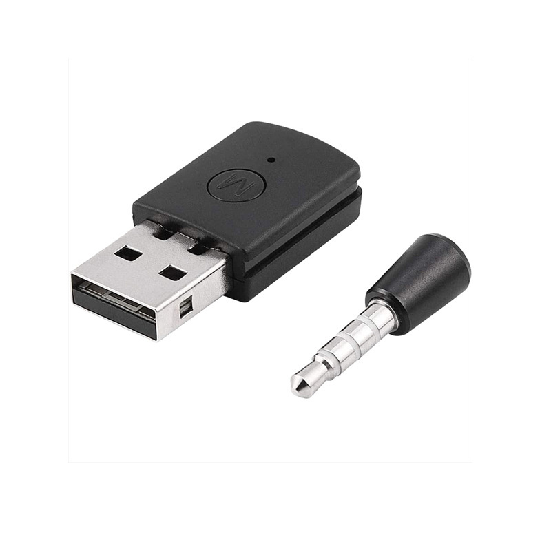 Vente chaude Ps5 Bluetooth A2DP HSP Adaptateurs HFP Adaptateur USB sans fil Récepteur pour contrôleur P5 Manette de jeu Bluetooth Casques compatibles PS4 avec microphone