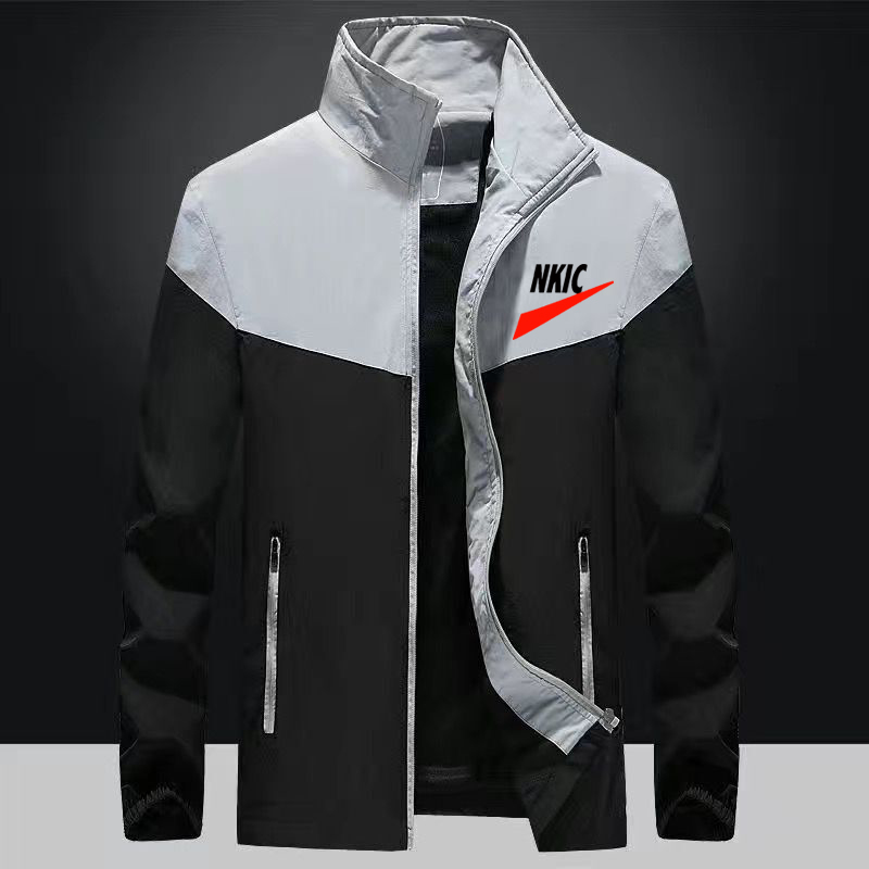 Fashion Jackets and Coats Patchwork Men's Clothing Youth Casual Brand LOGO Business Formal Jacket Mens Clothing Plus Size S-4XL