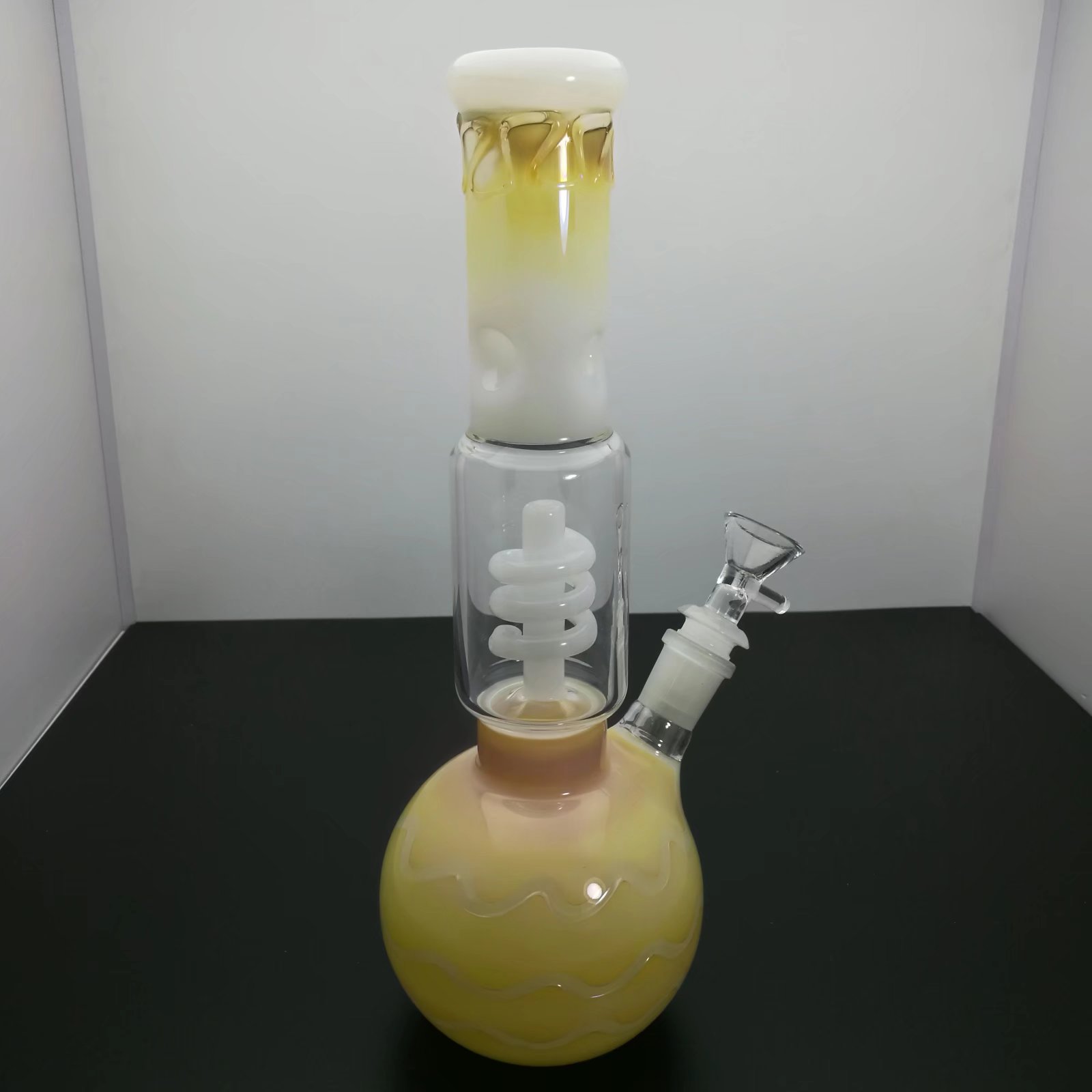 Szklane rury hoidah palenie palnika oleju w kolorze szklanym bongs szklane akcesoria do dostarczania butelki z wodą