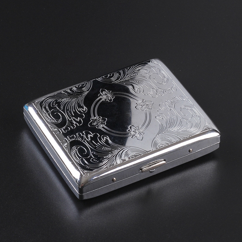 Metal Portable portátil Herb Tobacco Cigarro de tabaco Múltiplos estilos Caixa de capa de armazenamento padrão Casos de fumantes de fumo de casca inovadora DHL