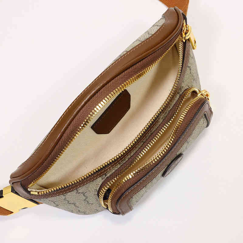 حقيبة كتف حقيقية من الجلد الأصلي ، محافظ السيدات للجنسين الخصر ، حقيبة أزياء حزام MSENGER حزام عالي الجودة محفظة كوين ، 682933