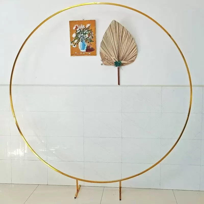 9 pz / lotto 200 CM Decorazione di nozze Cerchio Arco di fiori Prato all'aperto Fondali di nozze Celebrazione Zoccolo Centrotavola Palloncini geometrici Puntelli