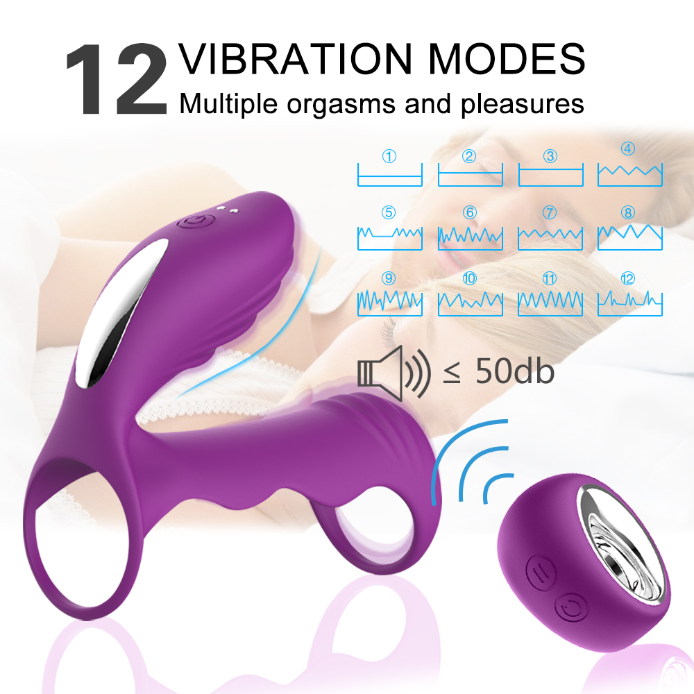 Beauty Items Draagbare Penis Ring Vibrator sexy Speelgoed Draadloze Afstandsbediening voor Man Volwassen Paar Clitoris Stimulatie Trainer
