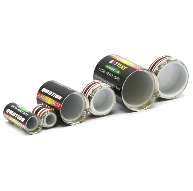 Batterij Vorm Metalen plastic Geheime Stash Jar Bins Roken Afleiding Verborgen Pillendoosje Container Case Opbergdoos 3 Maten