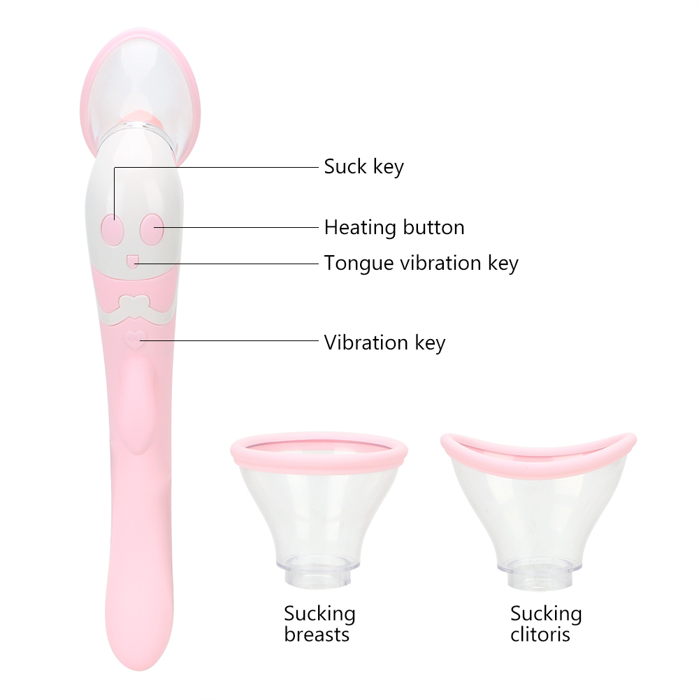 Schoonheidsartikelen zuigen dildo vibrator multi -speed flirten erotisch likken clit -tepelmassager clitoris stimulatie volwassen sexy speelgoed voor vrouwen