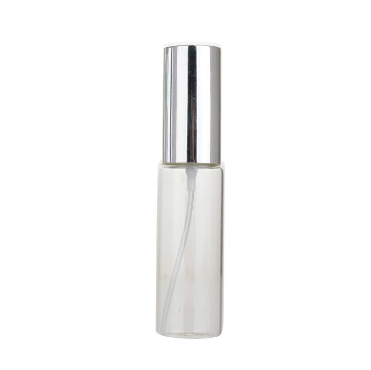 Frascos de perfume de vidro de alta qualidade 30ml Frascos de spray transparentes Frasco de embalagem de fragrância vazio de 30 ml com tampa preta prateada dourada SN4130