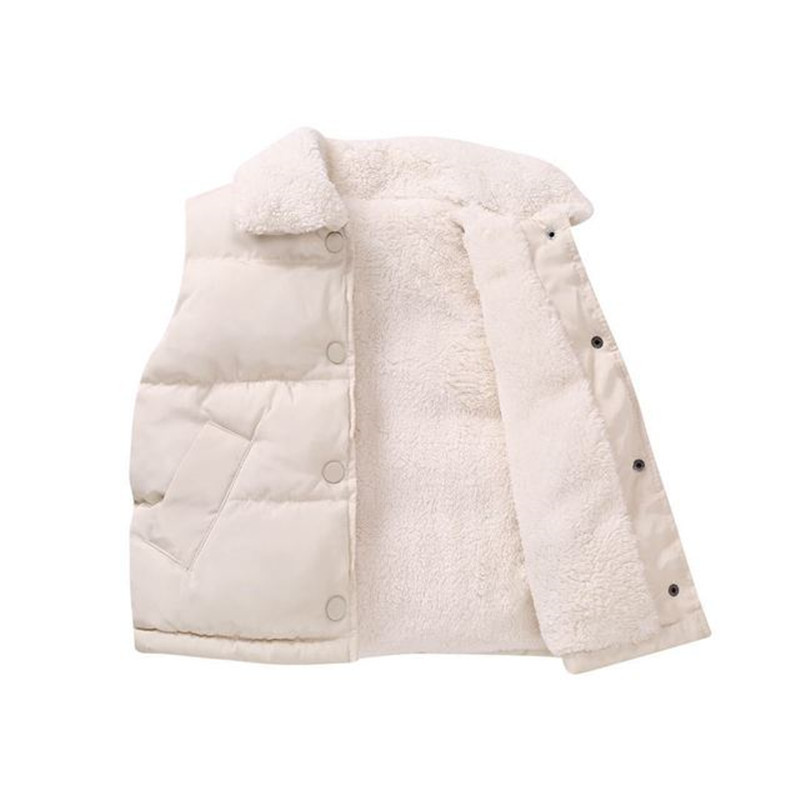 Gilet enfants chaud gilet veste manteau automne enfants garçon filles épaissir polaire vêtements d'extérieur hiver enfant en bas âge adolescent vêtements manteaux 2-10 ans 220905