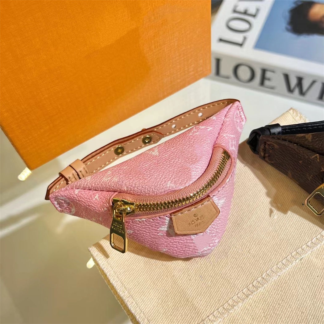 Luxury Brand Unisex Key Wallet Mini Wrist Arm Bag Outdoor Sports Lager Storage Wallets Leather Bags Ornament Designer Letter Women Men Mini Clutch