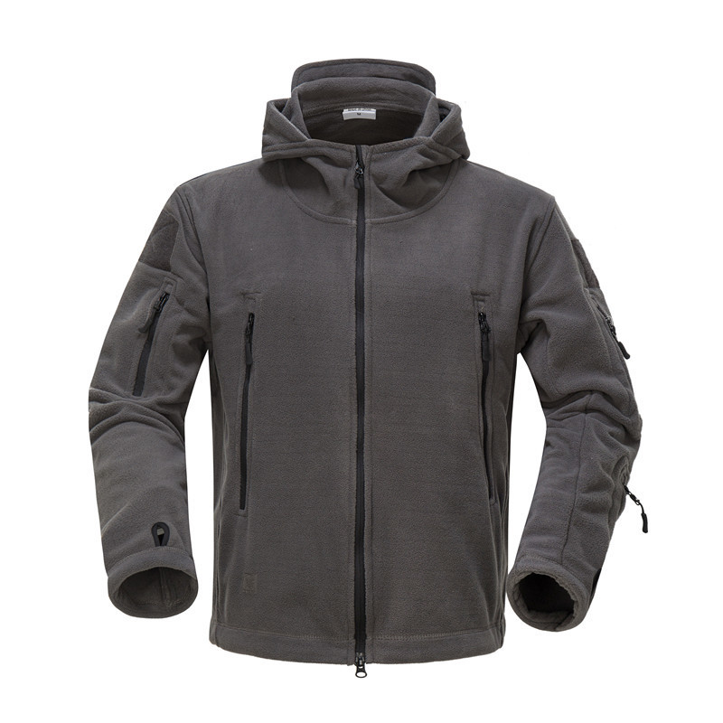 Erkek ceketleri açık polar softshell ceket askeri taktik adam polartec termal kutup kapşonlu dış giyim ordu kıyafetleri 220905