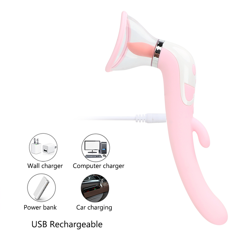 Schoonheidsartikelen zuigen dildo vibrator multi -speed flirten erotisch likken clit -tepelmassager clitoris stimulatie volwassen sexy speelgoed voor vrouwen