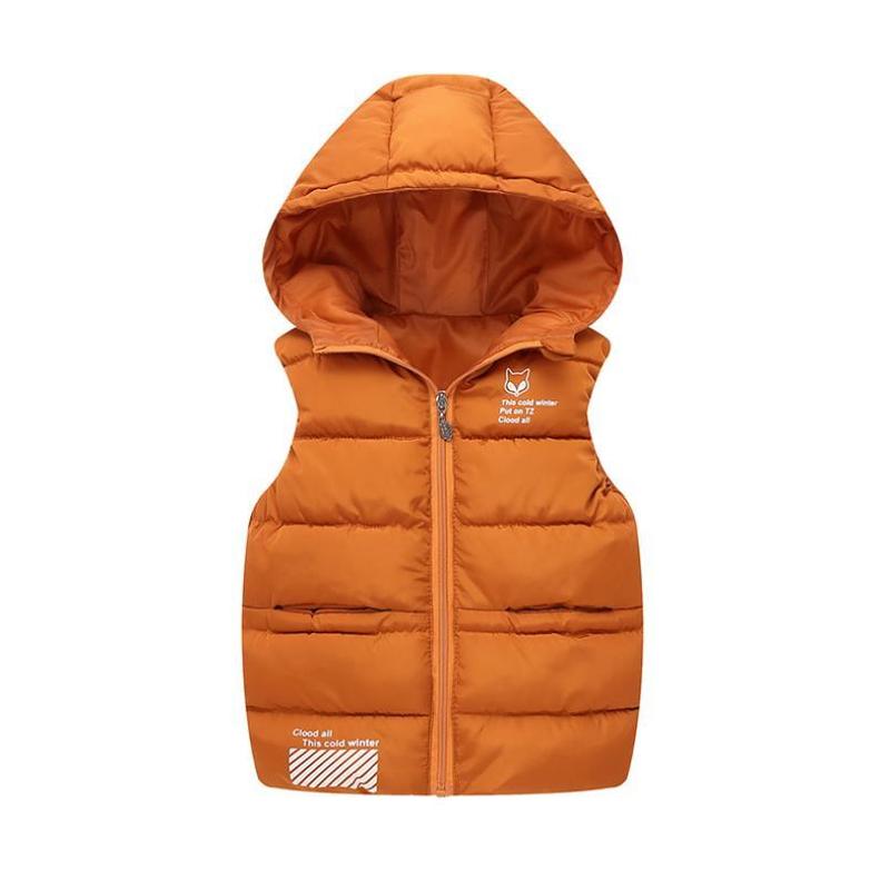 Weste Kinder Daunenweste Mädchen Kapuzenjacke Winterwesten Junge Baby Herbst Oberbekleidung Mäntel 3-8 Jahre Kinder Warme Kleidung 220905