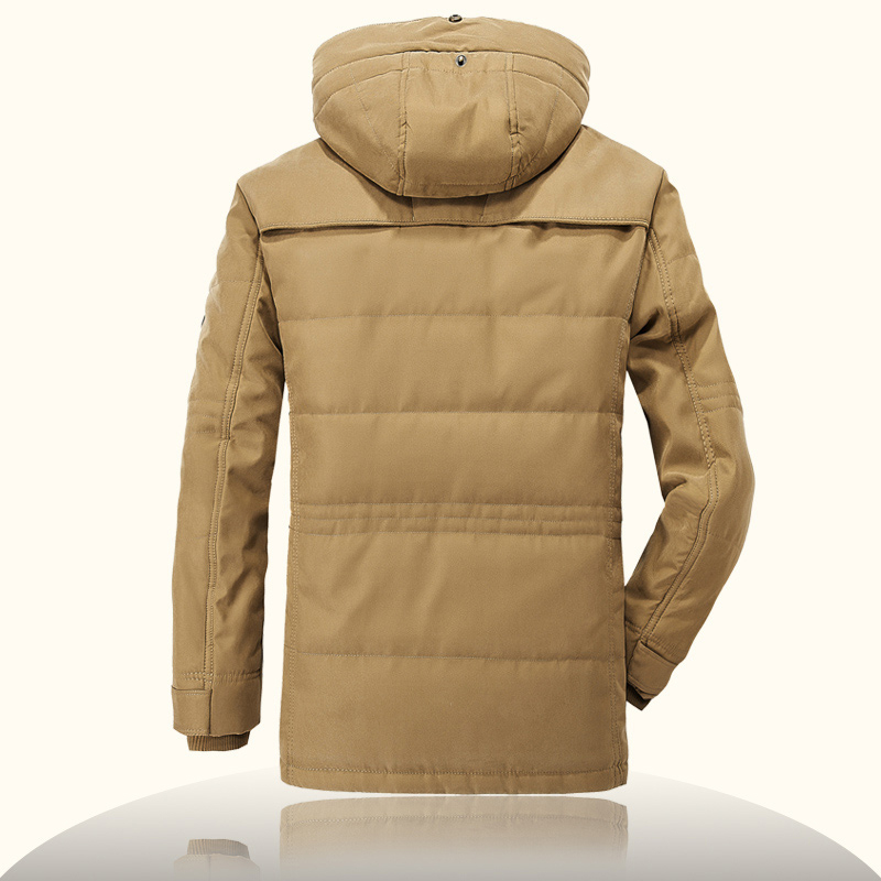 Hommes Vestes D'hiver Militaire Veste Hommes Casual Épais Chaud Coton Rembourré Parkas Manteaux À Capuche Plus La Taille 6XL Coupe-Vent Hombre Pardessus 220905