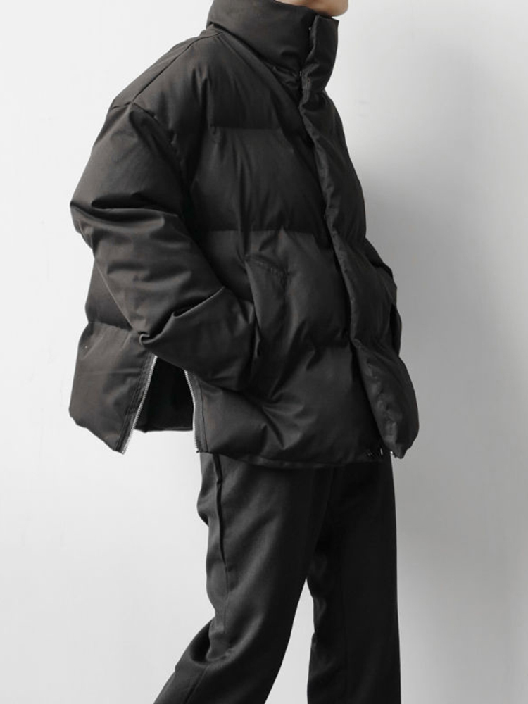 Femmes Down Parkas Eam Black chaude éclaboussure en coton manteau à manches longues en vrac en forme parkas mode automne hiver 1df0908 220902