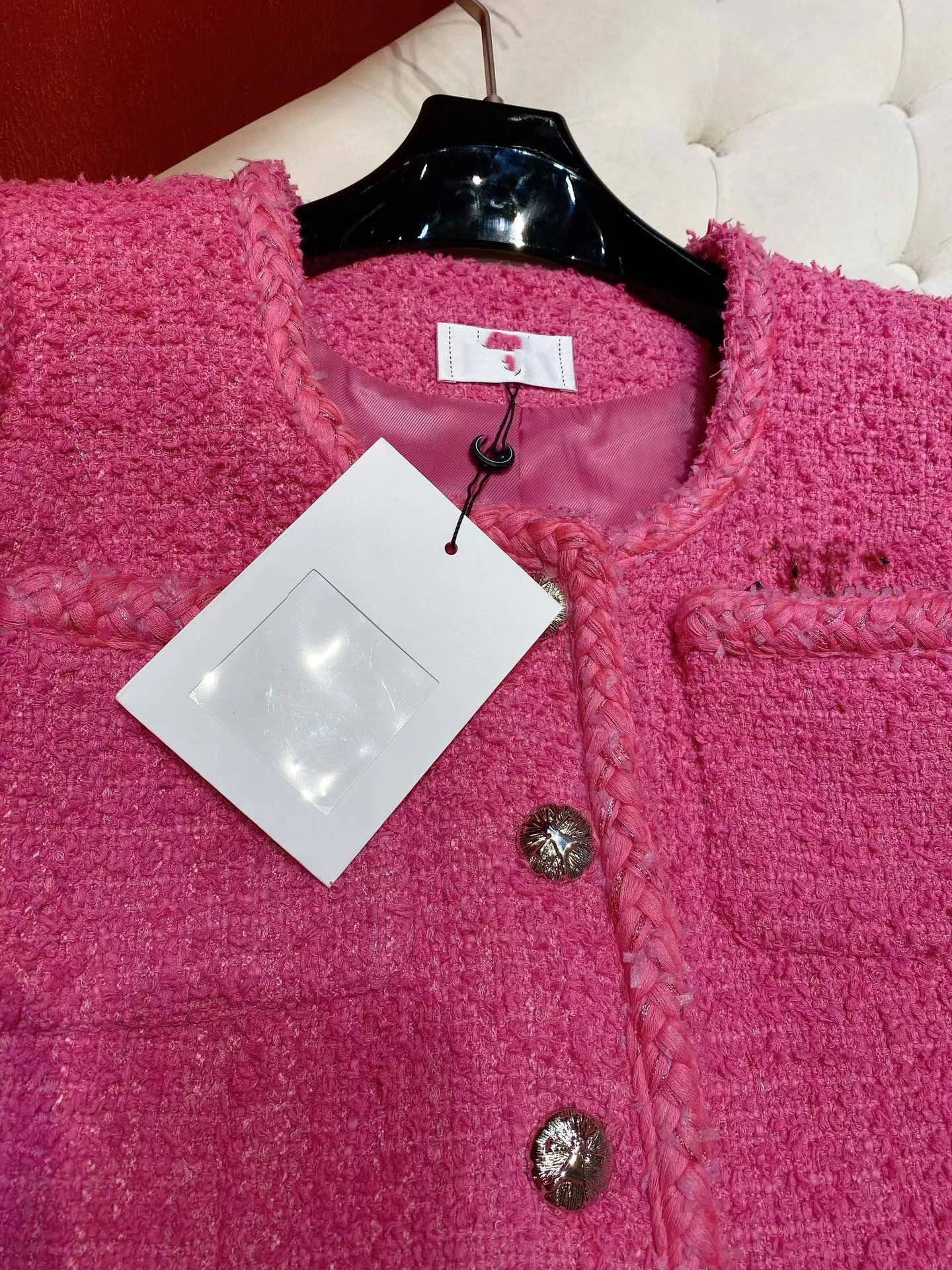 여성용 재킷 2022 뉴 가을 겨울 o 목이 긴 소매 디자이너 코트 브랜드 같은 스타일 겉옷 0905-1