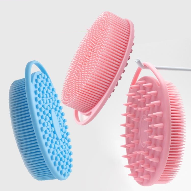 Silikon Vücut Scrubber LOOFAH ÇİFT SUNDÜRÜ KULLANICI VÜCUT BANYO DUŞU YARATILARI ÇOCUKLAR İÇİN FURKANLAR ERKEKLER KADIN SN6768