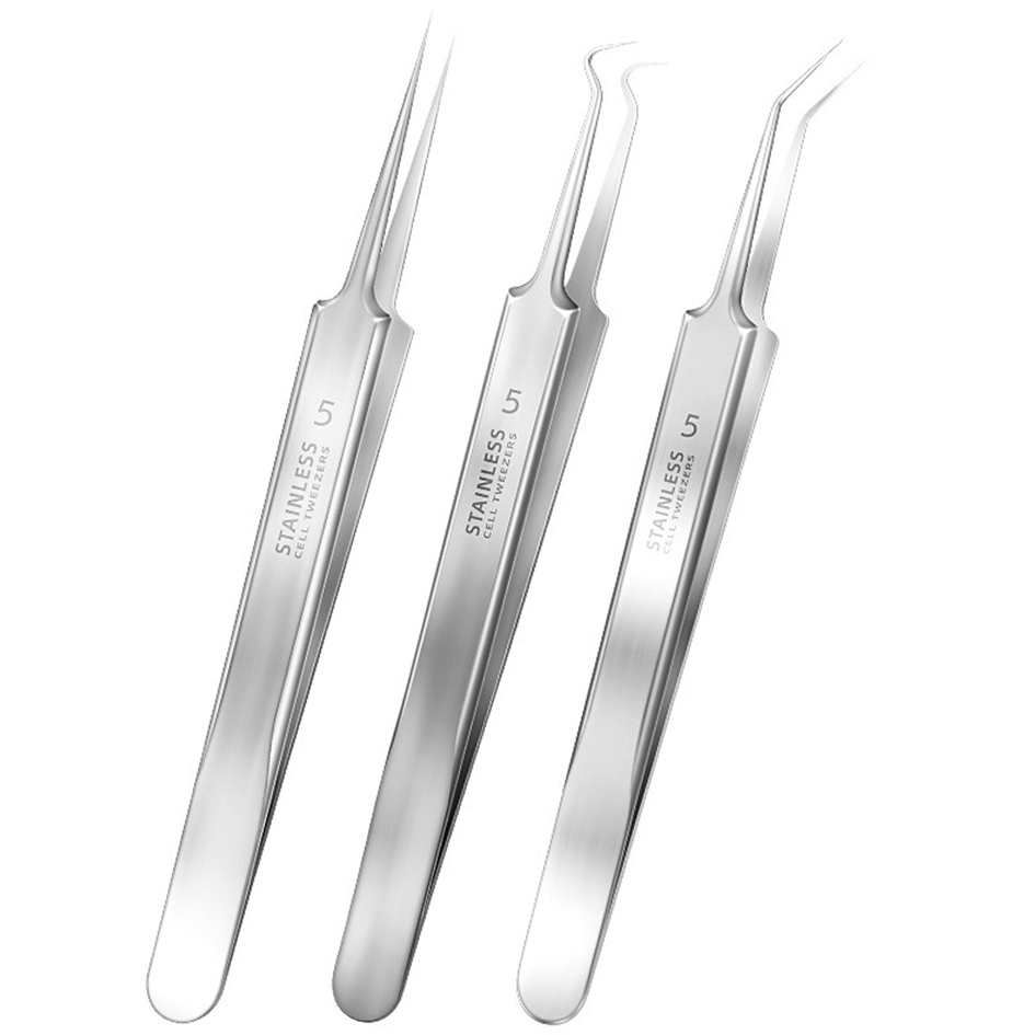 Ferramentas de reparo de telefones celulares Pimples Clipe Blackhead Tweezers Salão de beleza Raspamento especial Fechando a ferramenta de agulha de acne de acne atacado por atacado