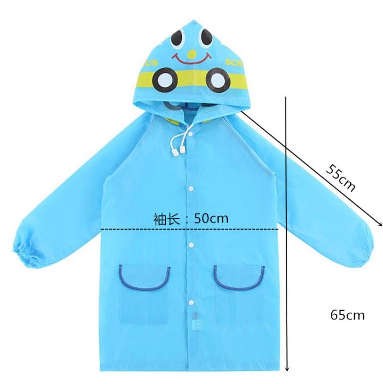 Crianças à prova d'água Capatos de chuva Design de desenho animado Baby Summer Rainwear Ponchon 90-130cm Comprimento SN4127