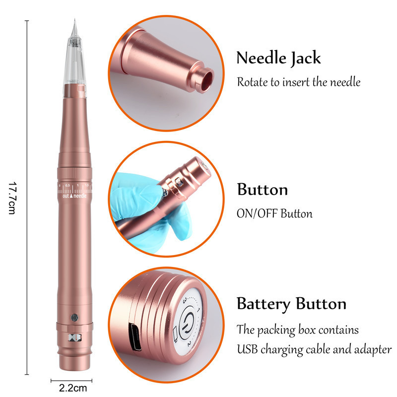 Tatouage Machine à maquillage permanent sans fil Meilleurs professionnels Microblading DIY avec cartouche à cartouche 220908