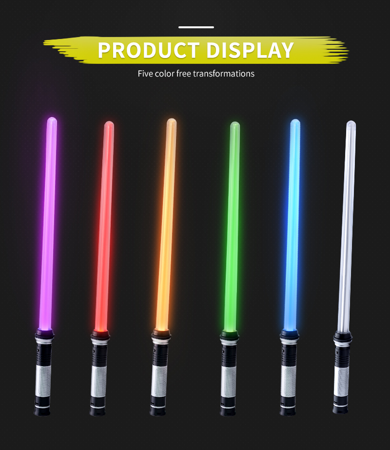 LED Swordsguns Flashing mieści świetlne Laser podwójny miecz światła szabla kpop światła światła zabawki