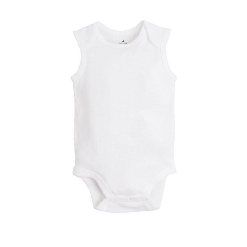 Rompers /lote Nascido Roupas de bebê Corpo de verão Bodysuits Bodys 100% algodão branca Crianças de macacão