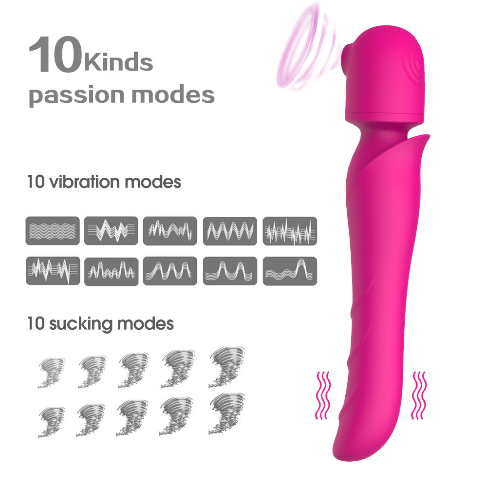 Beauty Items Zuigen Fladderende Trillingen AV Wand G Spot Massager Tepelzuiger Vibrators Sexy Speelgoed Winkel Voor Vrouwen Vrouwelijke Volwassenen 18 Masturbators