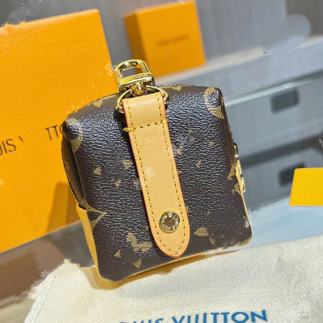 Mode coloré lettre clé portefeuille marque de luxe unisexe Zip porte-monnaie marque Mini sac à bandoulière femmes et hommes pochettes avec porte-clés Totes pendentif cadeau