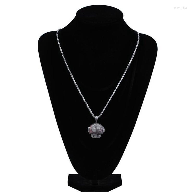 Pendant Necklaces Fashionable Simple Cool Mushroom Sliding Necklace Men And Women Hip Hop Rock Casual Party Jewelry Gift307V