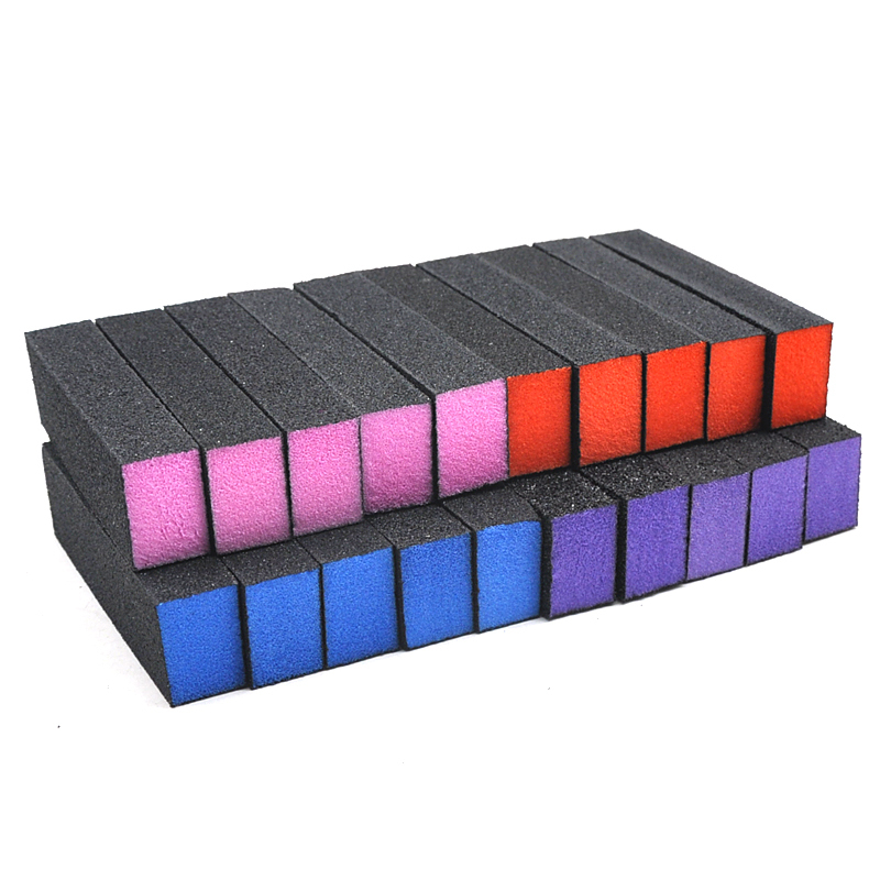 Nail Files Professional Black Sandpaper File Block High Quality Colorful Sponge Buffer Blok For Manicure 220905