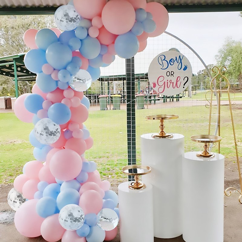 Otro evento Suministros para fiestas Azul Macaron Globo Guirnalda Kit de arco Fiesta de cumpleaños Decoración Lámina de látex Globo Boda Fiesta de cumpleaños Baby Shower Niños Baloon 220906