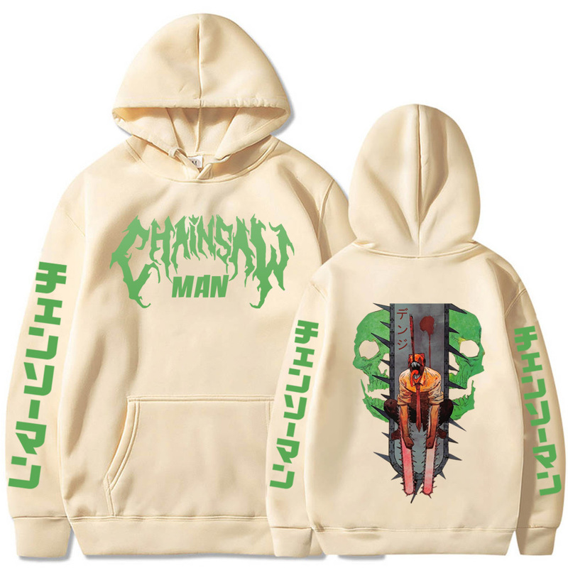 Herren Hoodies Sweatshirts Japan Anime Chainsaw Man Hoodies Gothic Cartoon Denji Print Chainsaw Man Streetwear Langarm Frauen Winter Sweatshirts Kleidung 220906