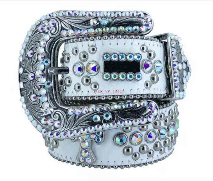 Fashion Belts for women mens designer BB simon Shiny Rhinestones Multicolor217C