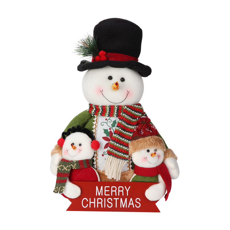 OBRIGADO DE TROOTO DE PRONTOLO DE NATAL DO EM CASA DO CRASSO DO MOVIMENTO DE NATAL Papai Noel, boneco de neve ornamentos de boneca infantil de brinquedos de brinquedo recheado PO 220905