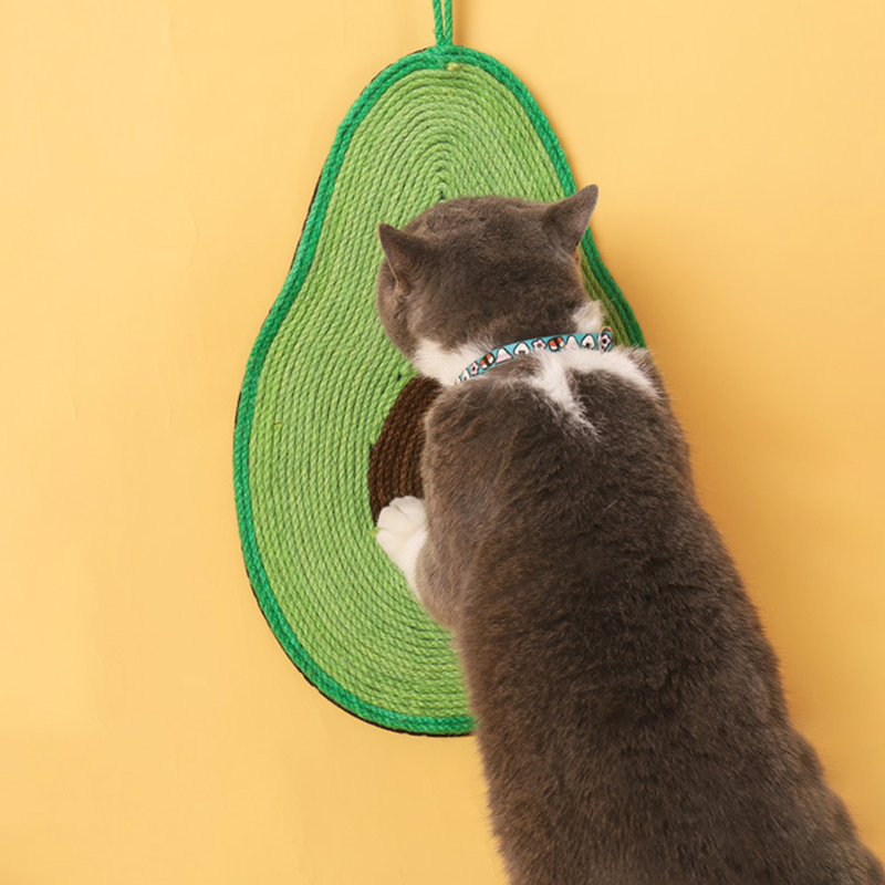 Cat Meubles Scratch Cat Scratcher Board Sisal Mat Griding Claw Anti Grab Canapa Cushion Cushion Avocado Scratch Cats Cats Toys Supplies pour animaux de compagnie 220906