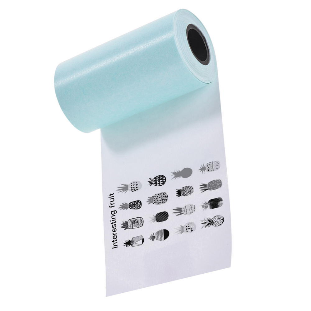 Autocollant en papier pour imprimante d'étiquettes thermiques avec autocollant pour mini imprimante photo 57x30mm pour imprimante thermique de poche PeriPage A6 PAPERANG P1/P2