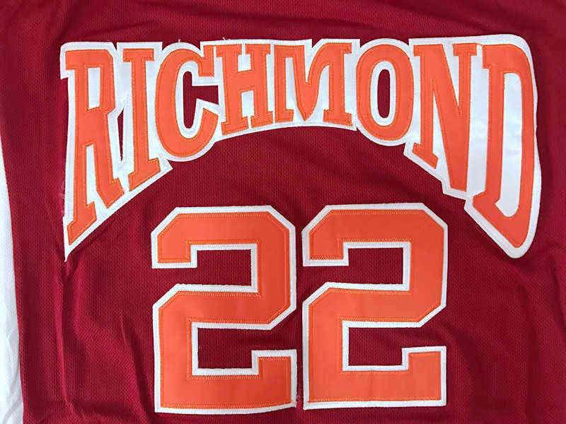 WSKT usa faculdade personalizada Richmond Oilers Basketball Jerseys 12 Treinador Damien Carter 22 Timo Cruz 53 Junior Battle 5 Jason Lyle 3 Worm Wil