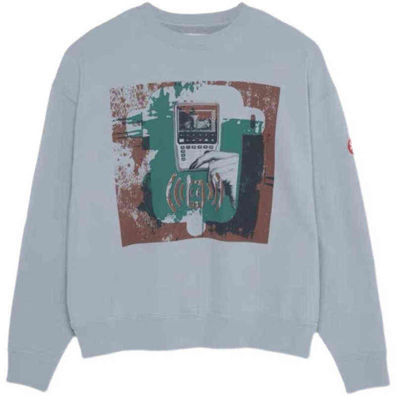 Felpe con cappuccio da uomo 2021fw CAVEMPT C.E Moda girocollo da uomo Migliore qualità CAVEMPT Felpe con stampa vintage cellulare Cav Empt Felpe con cappuccio da donna T220901