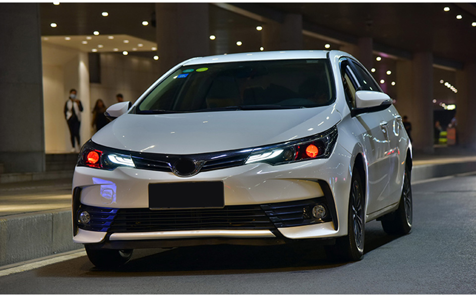 LED-Tagfahrlicht für Toyota Corolla Scheinwerfer 2017–2019 Altis Blinker Dual Beam Autolampen