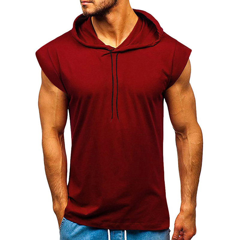 Sudaderas con capucha para hombres sudaderas para hombres con capucha camada de tanque de verano tops de mangas de verano ropa vestidor de dibujo vestendas blancas casuales de blanco ajustado 220905